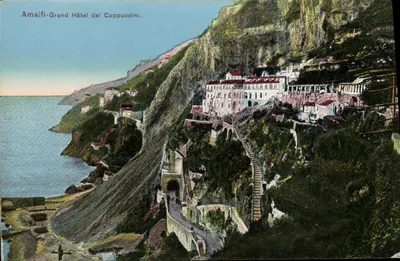 Amalfi—Grand Hôtel dei Cappuccini—A. Fusco Dipino, Piazza Duomo, Amalfi. No. 8