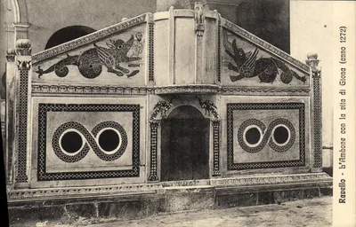 Rapallo - Ambon z życiem Jonasza (rok 1272) — wydawca A. Fusco Dipino, Amalfi