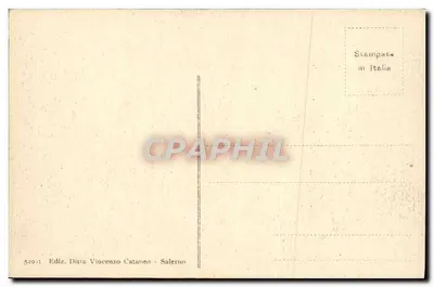 Salerno — Wewnętrzne wnętrze katedry (krypta) — Ediz. Ditta Vincenzo Catanéo, n° 5291 — Rewers