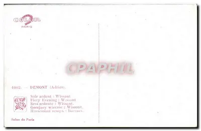 Noite ardente : Wissant — Demont (Adrien) — COLOR PARIS — Verso