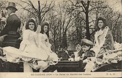MI-CARÈME 1906 — A Rainha do Mercado dos Carmelitas — E. L. D.