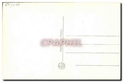 Molière — portrait gravé — A.N. PARIS, n° 262 — Verso