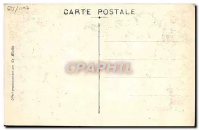 Épreuve de Fond para Reconhecimentos de Cavalaria — Gerais Maunoury e Bridoux examinam os cavalos — Fototipia A. Thiriat e Cie, Toulouse — Verso