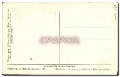 Ward Vermeulen — escritor walão — foto de estúdio — Verso