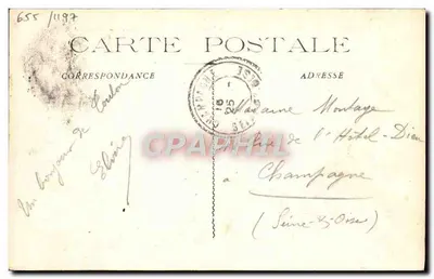 Slagschip "Charlemagne" — Franse Marine — Uitgever F. P. Tanton, n°125 — Achterkant