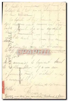 A Infantaria nas Manobras - A Grande Parada - Preparação do Café — Livraria Militar Guérin, Mourmelon — Verso