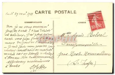 Wizja Jeannej d'Arc w Domremy — Freski Panthéonu — autorstwa J.-E. Lenepveu — nr 509 — Rewers