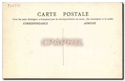 Jeanne d'Arc słucha swoich głosów — Chalon-sur-Saône 1911 — Cliché Lacoste — Rewers