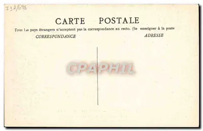 Giovanna d'Arco — Chalon-sur-Saône 1911 — Cliché Lacoste — Verso