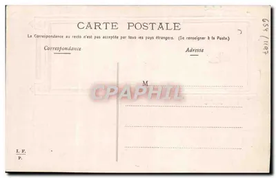 एक ड्रैप्ड ड्रेस में महिला — आर्ट नूवॉ के फ्रेम में — अज्ञात प्रकाशक — पीछे