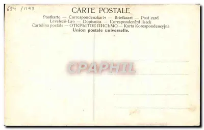 Armia Francuska: Piechota na posterunku — Złożone 6080 - G. Sch. Sch. — Rewers