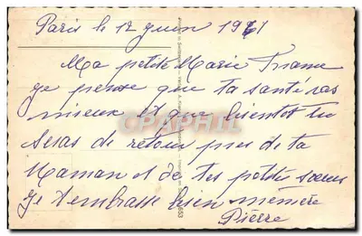 Chimpanzé limpando a Terra — editor A. Klier, Suíça, n°653 — Verso
