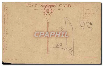 Stilleven — vruchten en bloemen — A. G. & Co. Ltd., serie 0317 — Achterkant