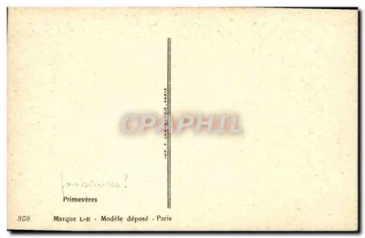 Primaferen — kleurrijke variëteiten — Flilliot, n°308 — Achterkant
