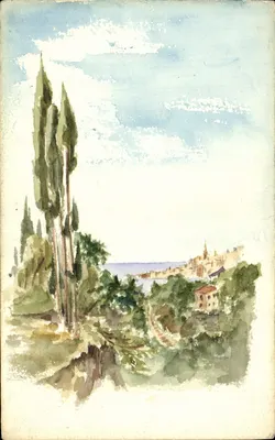 Desenho à mão Costa Azul