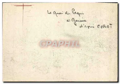 O Cais de Paquis — Genebra — desenho a lápis — Verso