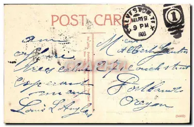 United States Custom House and Post Office — Galveston, Tex — Publicação International Post Card Co. — Verso