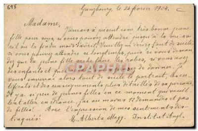 Gungzboung — scène de vie quotidienne — éditeur Königreich Bayern — Verso