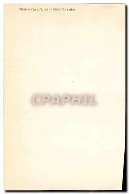 Odbudowa Akropolu w Delphach — rysunek historyczny — Dom Sztuki, Bruksela — Rewers