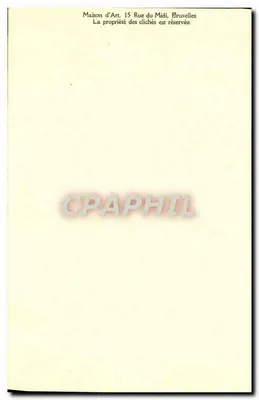 Pantheon Agryppy — widok budynku z obeliskiem — Maison d'Art, Bruksela, nr 547 — Rewers