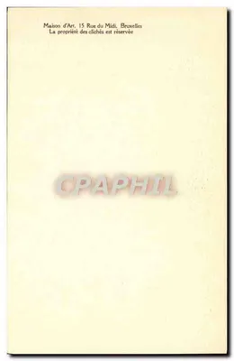Skrzydłaty byk — Persja — Wydawca: Maison d'Art, Bruksela, n° 273 — Rewers