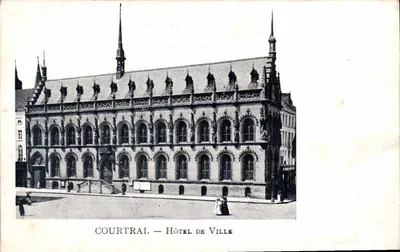 Courtrai — Hotel de Ville — editor não visível