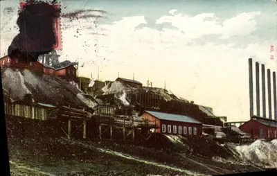 Mineração de Butte — vista industrial — editor desconhecido, n° 16