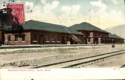 Depósito do Northern Pacific, Butte, Mont. — Número 13 — editor não visível