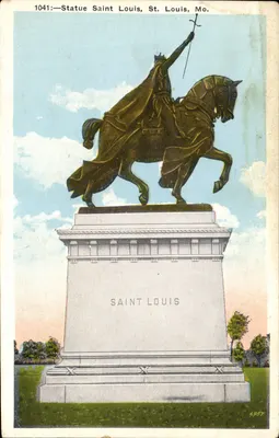 Estátua de São Luís, St. Louis, Mo. — Série Beacon, n° 1041
