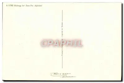 Hohnegg bei Saas-Fee — Alphubel — Moret & Cie, Genève — Rewers