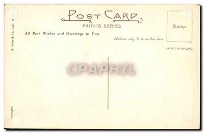 Hawes, Hardraw Scar - Cachoeira — Frith & Co. Ltd. n° 60801 — Verso