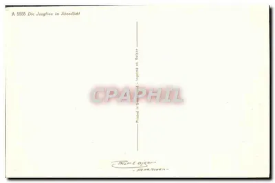 Jungfrau w zachodzie — wydawnictwo Thore Oyger, A 5555 — Rewers