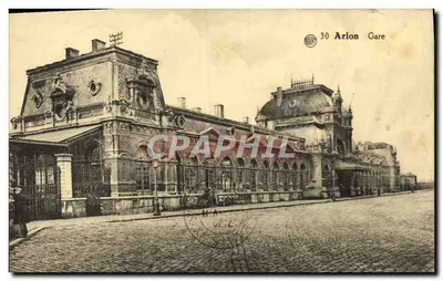 Arlon — Vista da estação ferroviária — editor Berthet, n° 30
