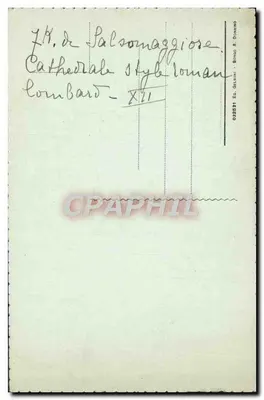 Borgo S. Donnino - Fasada katedry — Wydawca Ed. Gelmini, n° 022521 — Rewers