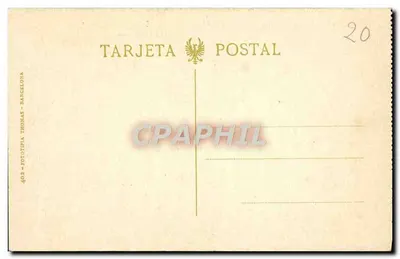 Santiago de Compostela — La Alameda — Fototipia Thomas, Barcelonie — Rewers