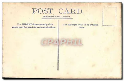 Zamek Knock, Ballater — ruiny zamku szkockiego — seria Valentines n°11642 — Rewers
