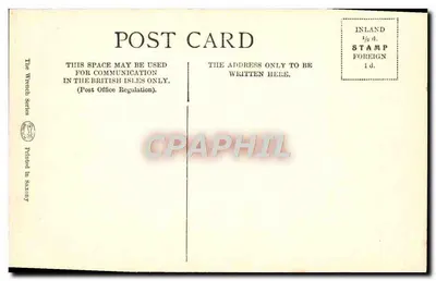 Ballater — widok wsi, mostu i pól — The Wrench Series No. 7393 — Rewers