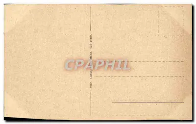Castelo de Cochem — vista panorâmica do rio Reno — editor Ludwig Mainz, n° 223 — Verso