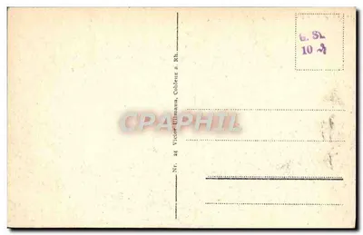 Coblence junto ao Reno — Monumento equestre do Imperador Wilhelm — Victor Uilmann, Nr. 24 — Verso