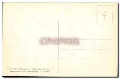 Rimini - Most Tiberio — wydawca Ediz. Marcaccini, nr 21640 — Rewers