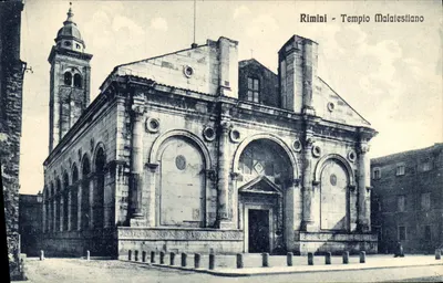 Rimini — Tempio Malatestiano — wydawca E. Marcaccini, nr 78615