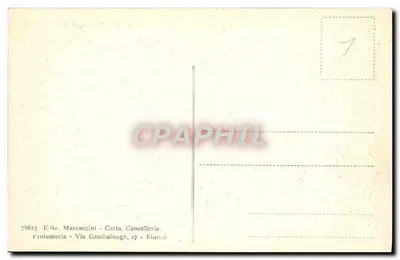 Rimini — Tempio Malatestiano — wydawca E. Marcaccini, nr 78615 — Rewers
