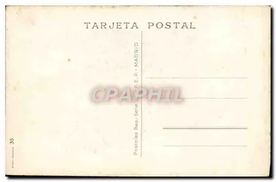 Santander — tradycyjne stroje — Postales Bea, seria 35, Madrid — Rewers