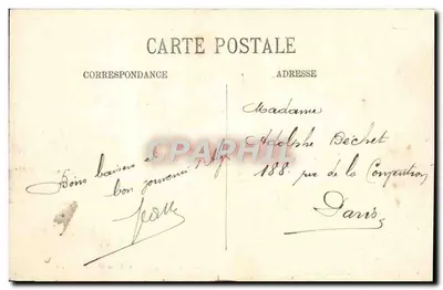 Alger — La Rue Michelet — Uitgave van de Galerijen van Frankrijk — Achterkant