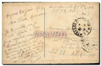 Mayence — Vue prise du Pont du Sud — éditeur non identifié, n° de série non visible — Rewers