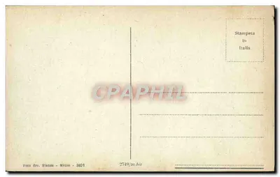 Firenze — La Cattedrale — widok katedry i dzwonnicy, wydane przez Visto Rev. Stampa - Milano — Rewers