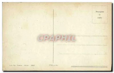 Florenca - Campanile Duomo — wydawca Rev. Stamon, Mediolan — Rewers