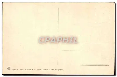 Napoli - Porta Capuana — widok bramy i rynku — Brunner & C., Como & Zürich — Rewers