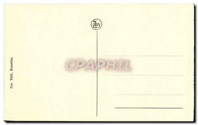 Gand - Gent - Poczta - Katedra św. Nikodema - Belfort i Katedra św. Bawo — Rewers