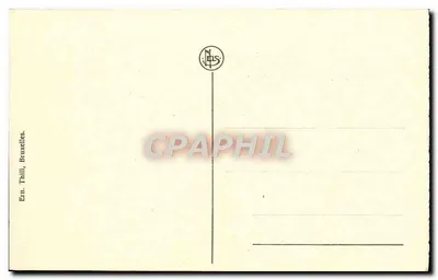 Hôtel de Ville de Gand — vista do canto decorado — editor Leis, Gand — Verso
